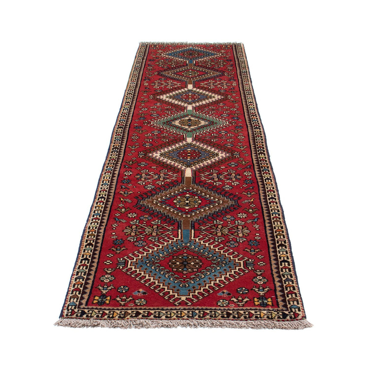 Tappeto corsia Tappeto Persero - Nomade - 281 x 75 cm - rosso