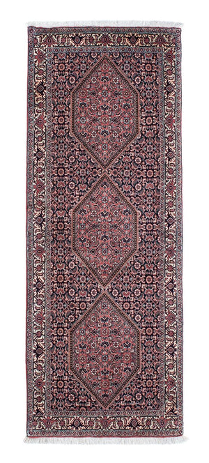 Tappeto corsia Tappeto Persero - Bidjar - 202 x 75 cm - blu scuro