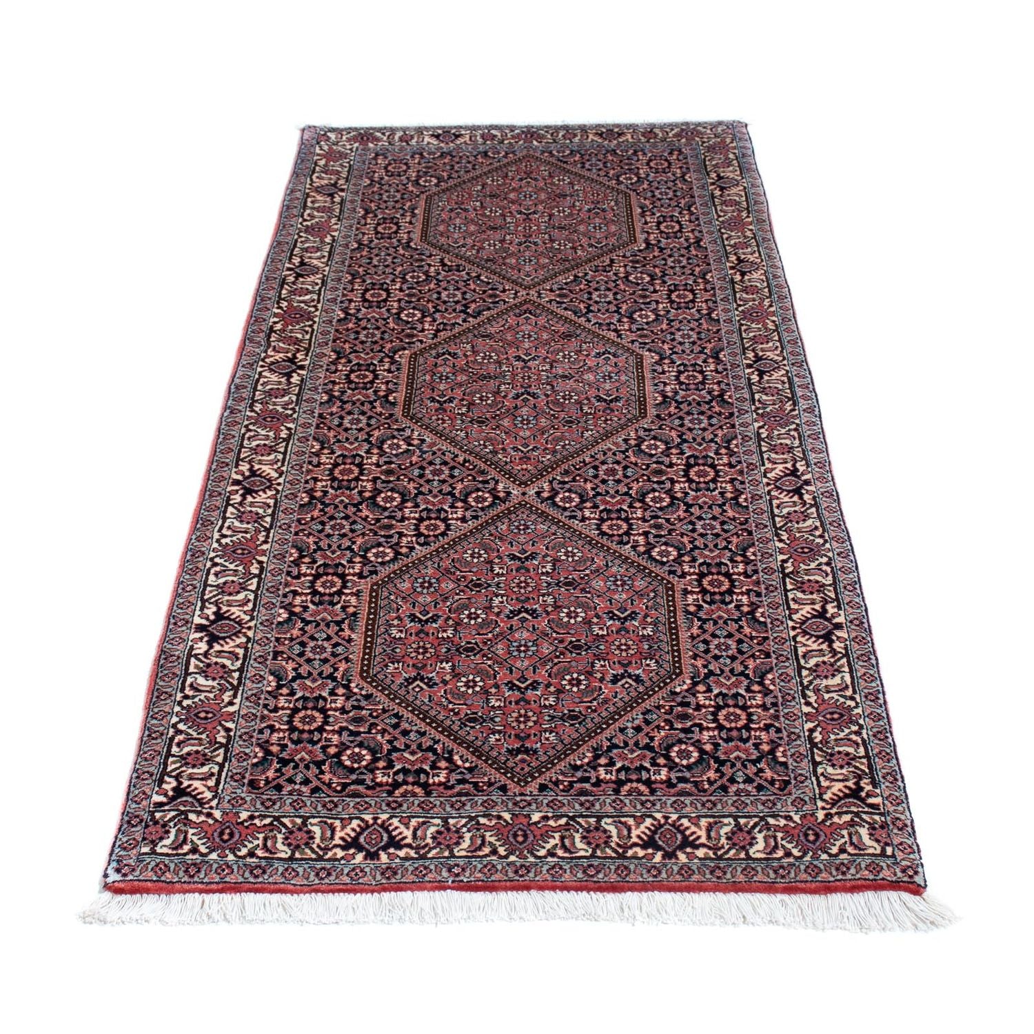 Tappeto corsia Tappeto Persero - Bidjar - 202 x 75 cm - blu scuro