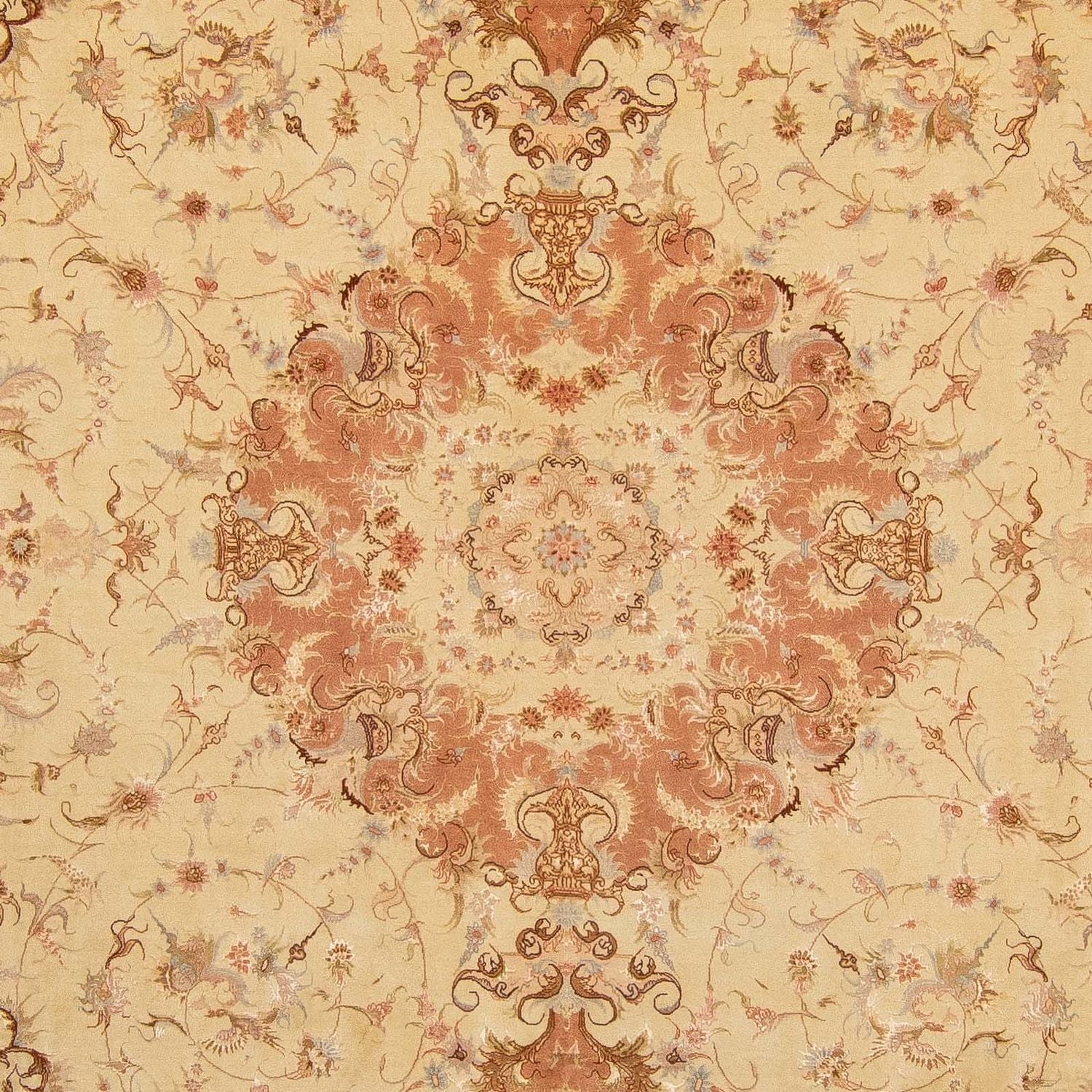 Tappeto Persero - Tabriz - Reale - 400 x 303 cm - marrone chiaro