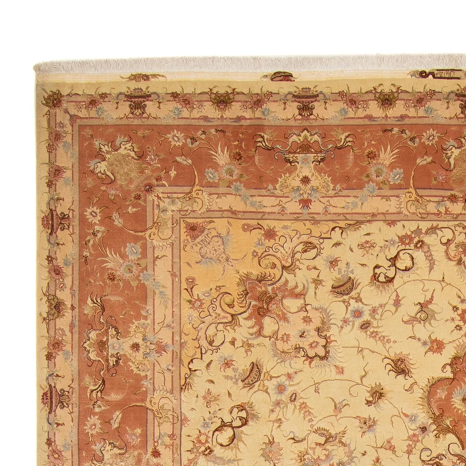 Tappeto Persero - Tabriz - Reale - 400 x 303 cm - marrone chiaro