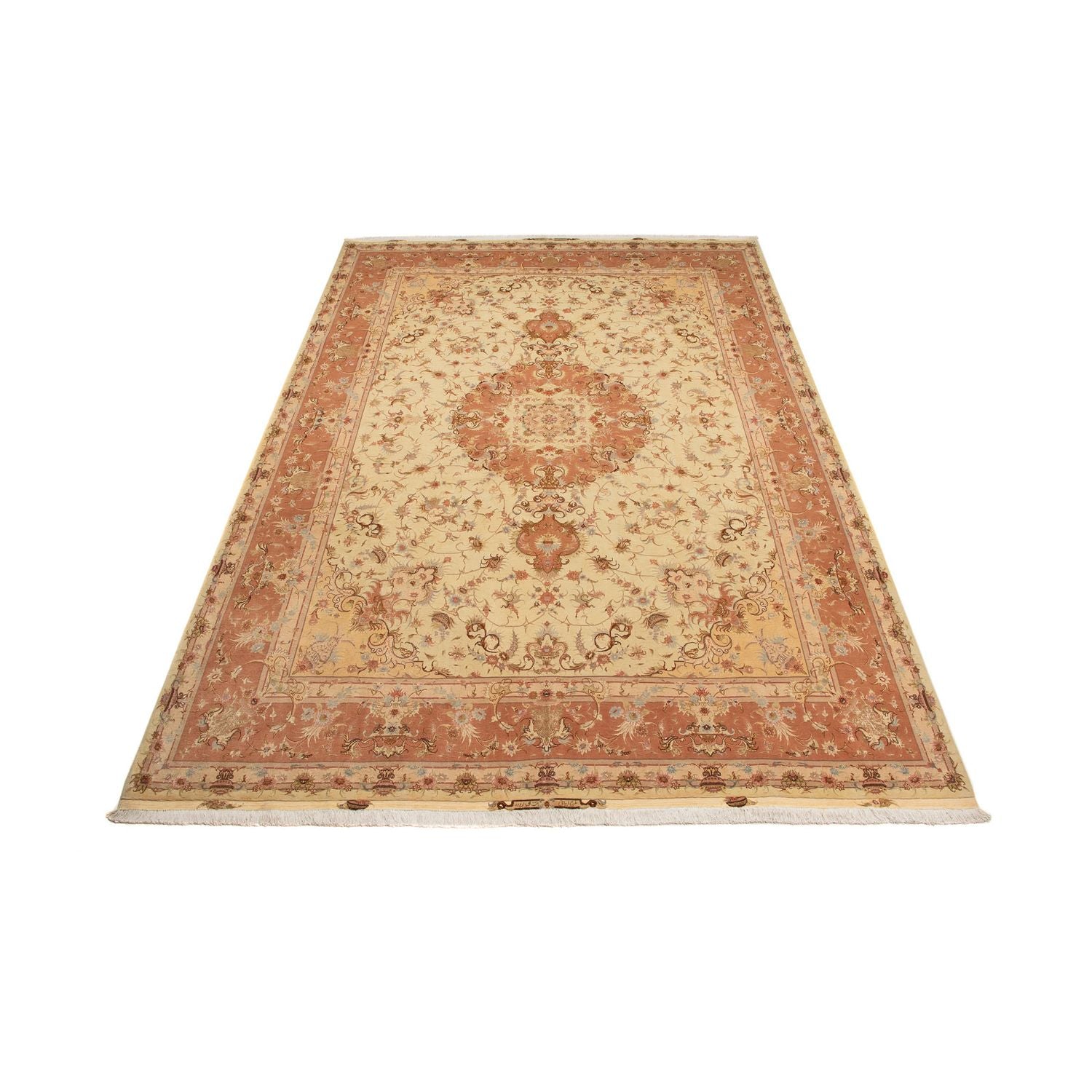 Tappeto Persero - Tabriz - Reale - 400 x 303 cm - marrone chiaro
