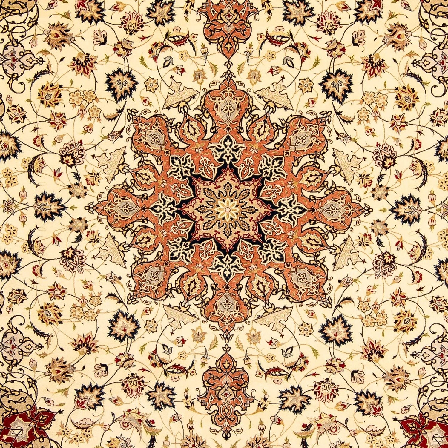 Tappeto Persero - Tabriz - Reale - 345 x 253 cm - beige