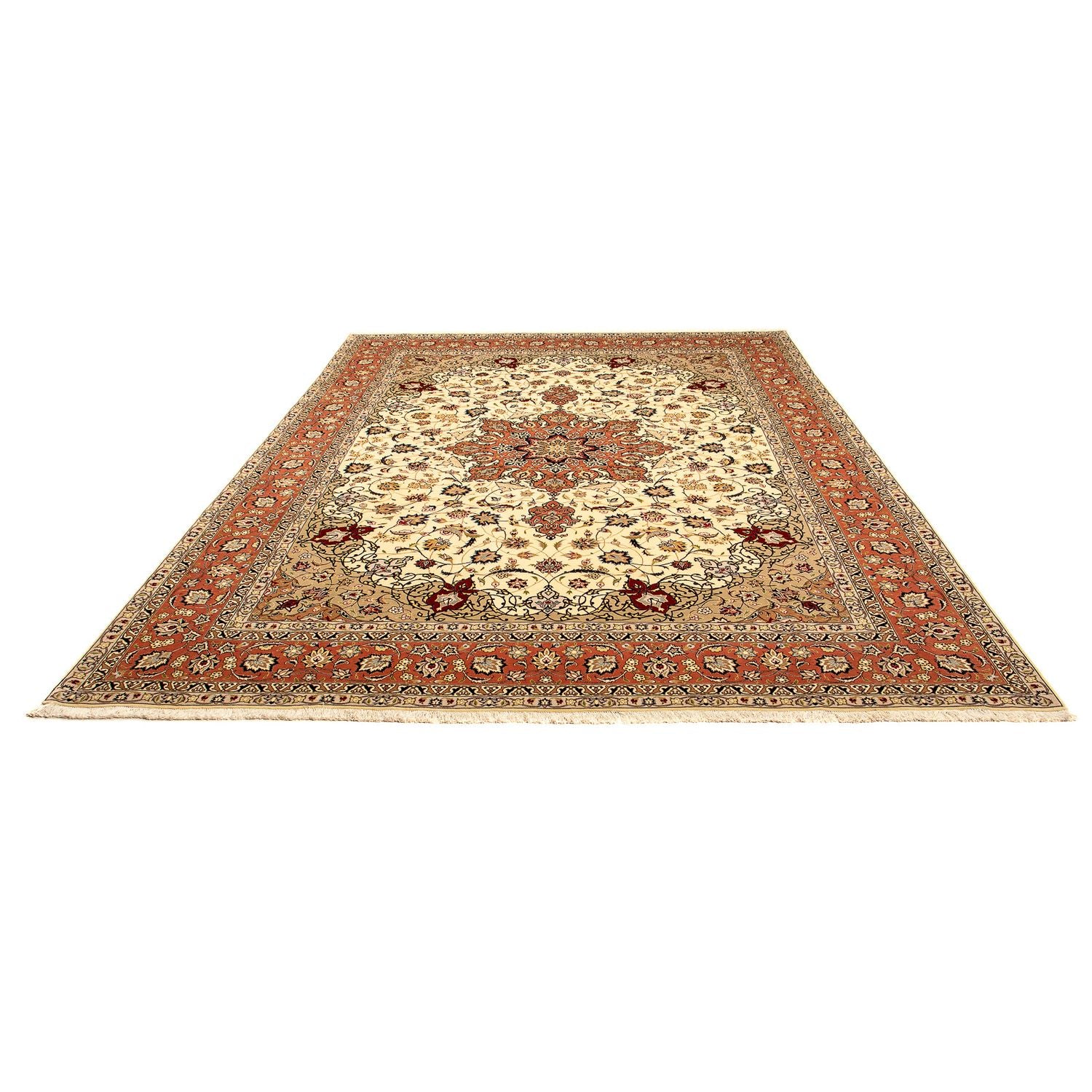 Tappeto Persero - Tabriz - Reale - 345 x 253 cm - beige