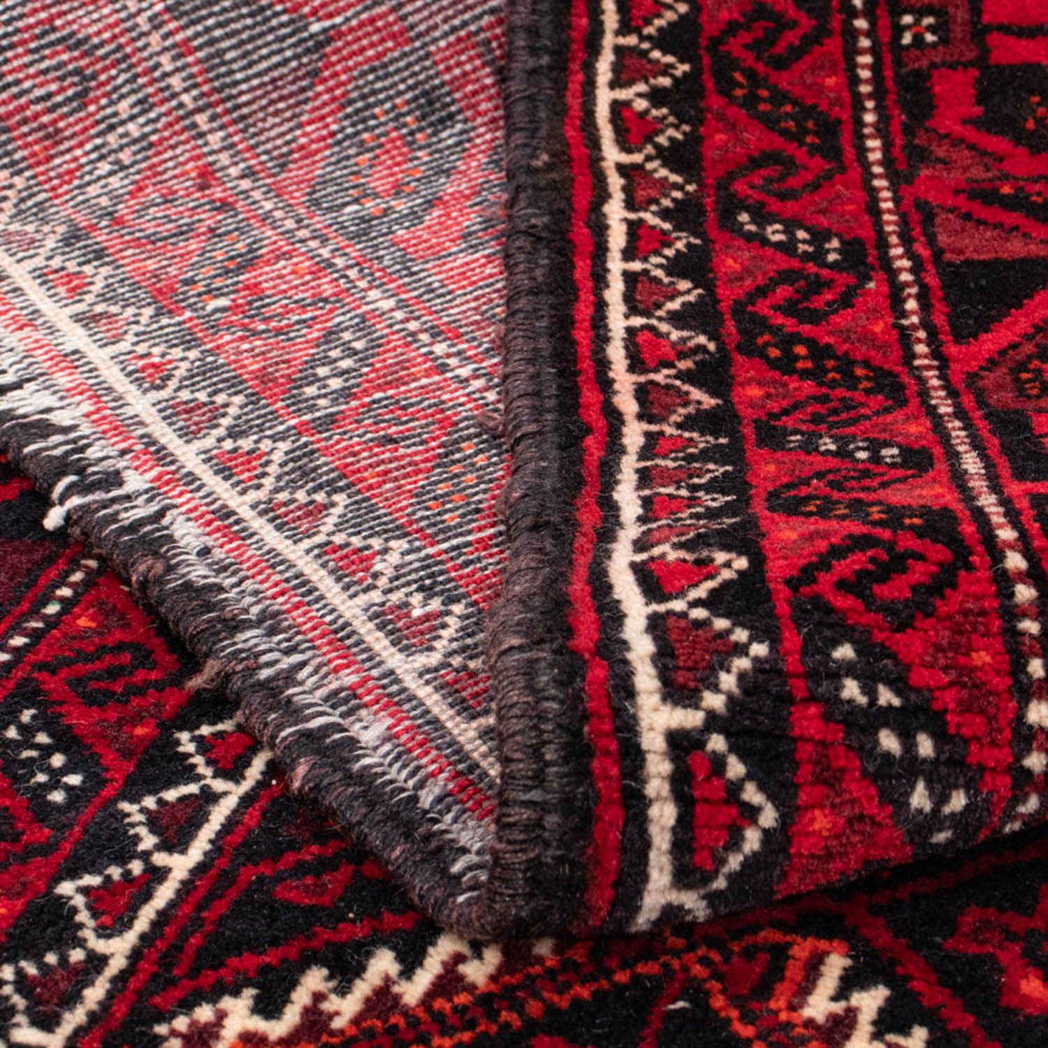 Tappeto corsia Tappeto Belutsch - 248 x 117 cm - rosso scuro