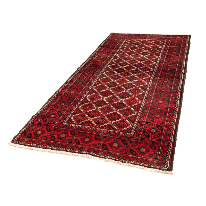 Tappeto corsia Tappeto Belutsch - 248 x 117 cm - rosso scuro