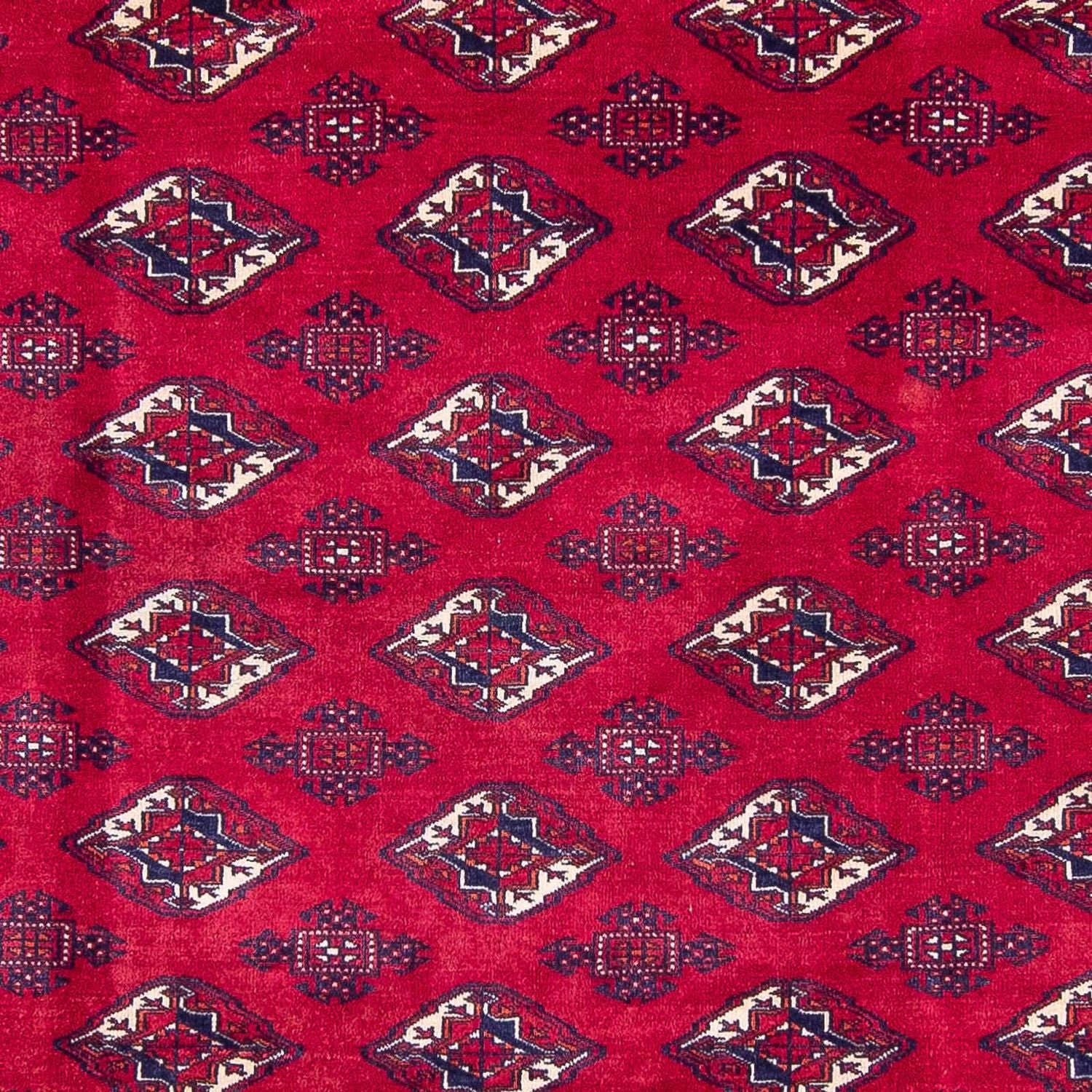 Tappeto Turkaman - 300 x 228 cm - rosso scuro