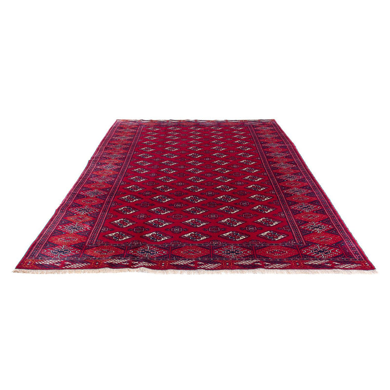 Tappeto Turkaman - 300 x 228 cm - rosso scuro
