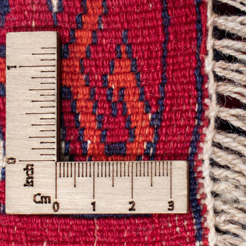 Tappeto Turkaman - 300 x 228 cm - rosso scuro