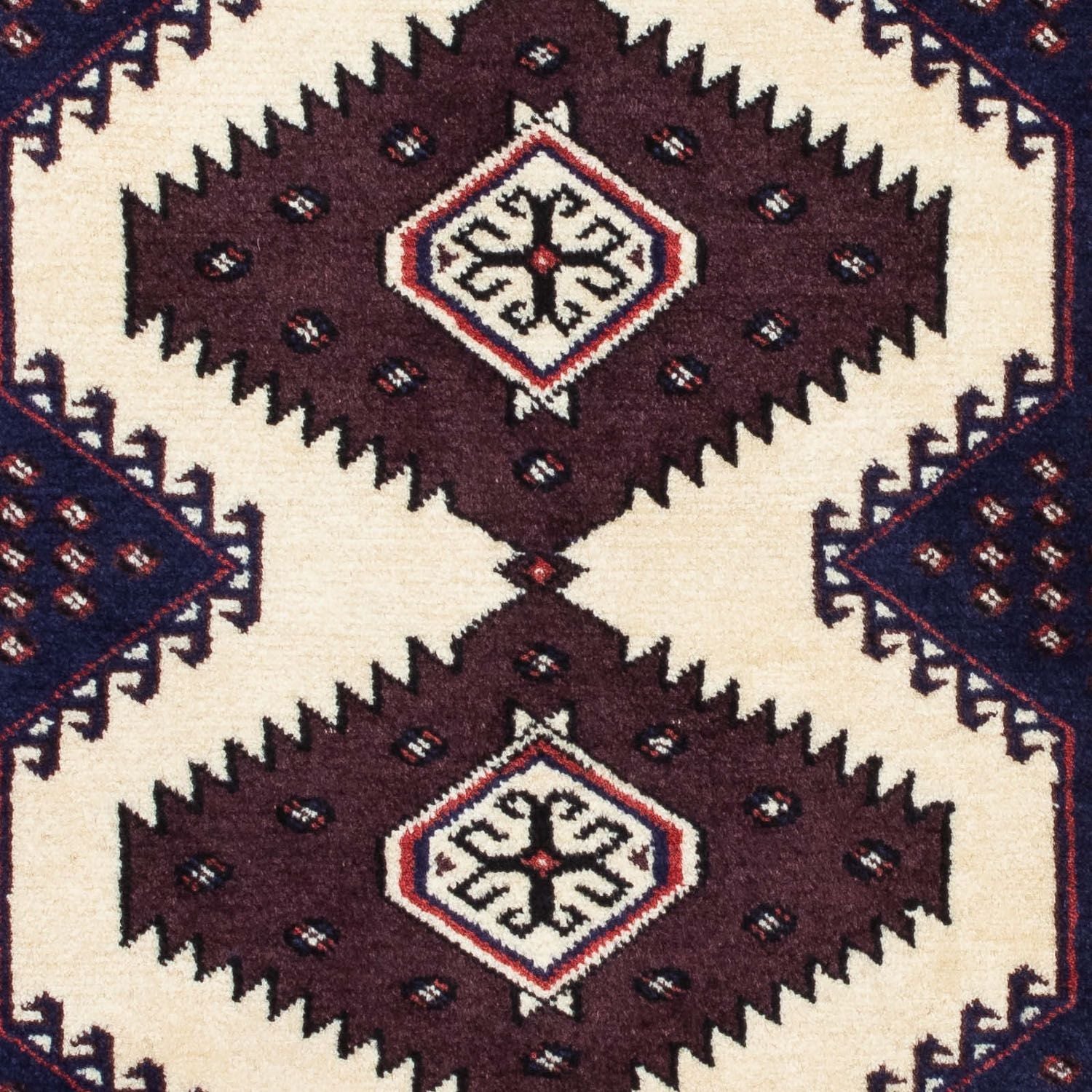 Tappeto Turkaman - 139 x 87 cm - multicolore