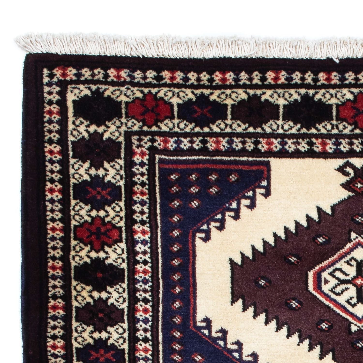 Tappeto Turkaman - 139 x 87 cm - multicolore
