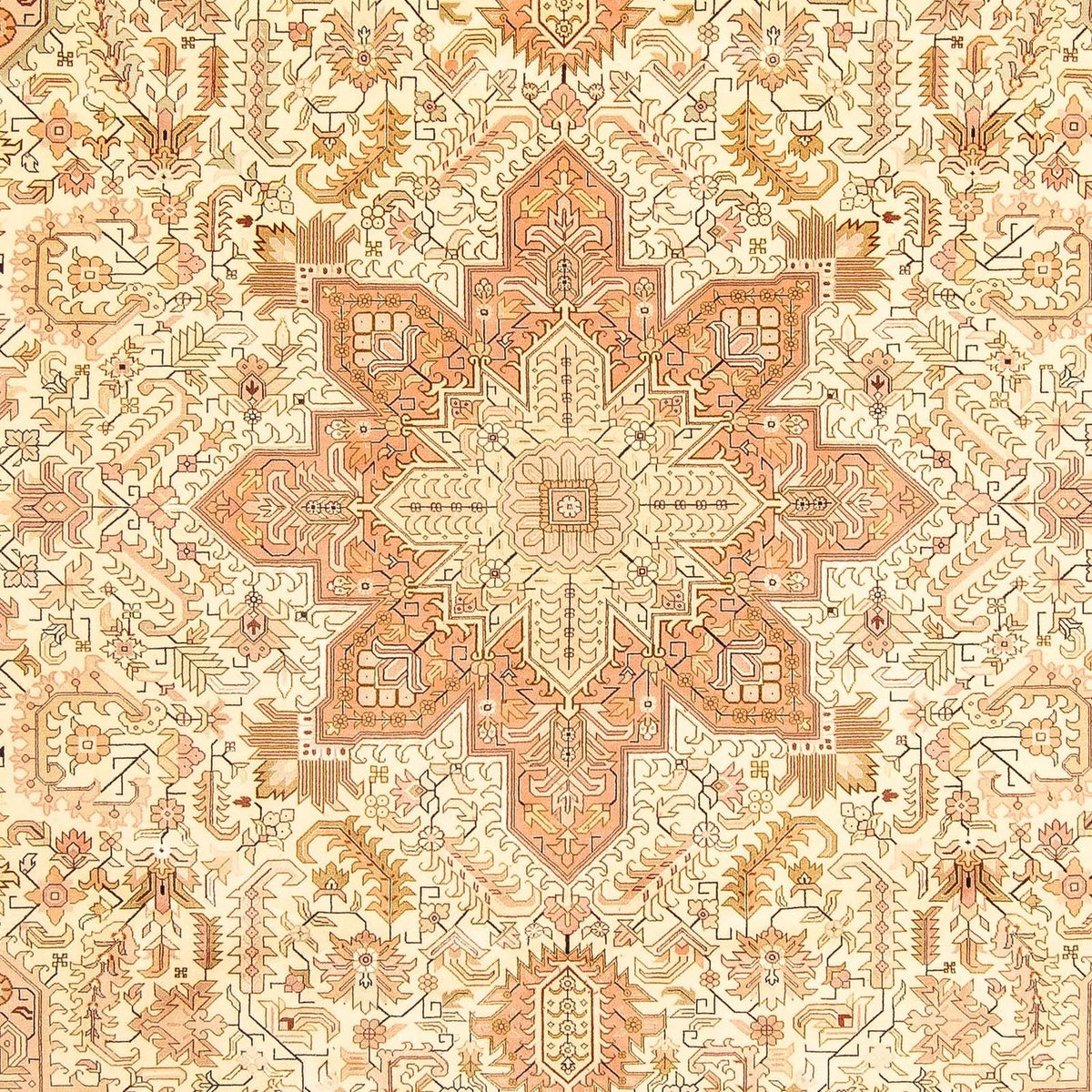 Tappeto Persero - Tabriz - Reale - 346 x 249 cm - beige