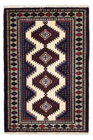 Tappeto Turkaman - 133 x 86 cm - multicolore
