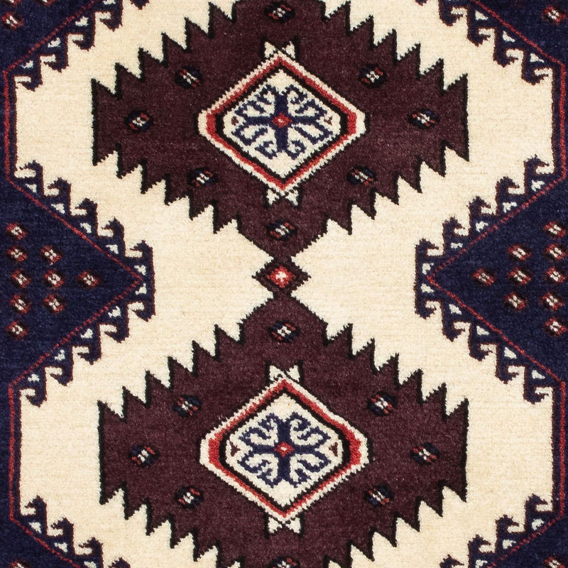 Tappeto Turkaman - 133 x 86 cm - multicolore