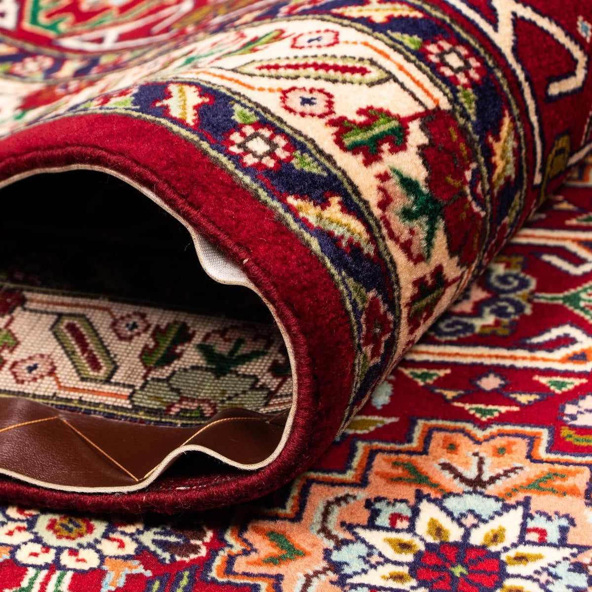 Tappeto Persero - Tabriz - Reale - 404 x 300 cm - rosso scuro