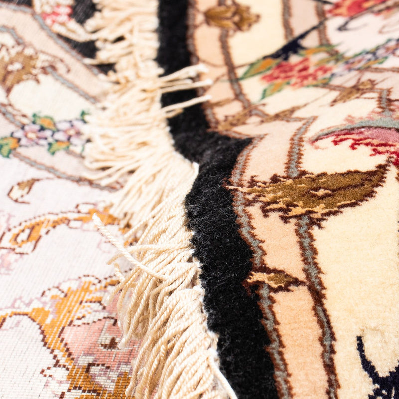 Tappeto Persero - Tabriz - Reale rotondo  - 208 x 208 cm - blu scuro