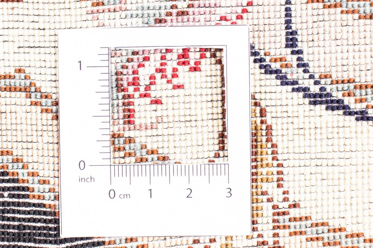 Tappeto Persero - Tabriz - Reale rotondo  - 208 x 208 cm - blu scuro