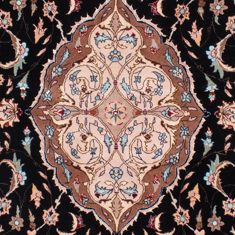 Tappeto Persero - Tabriz - Reale - 201 x 155 cm - blu scuro
