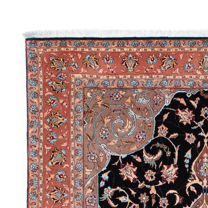 Tappeto Persero - Tabriz - Reale - 201 x 155 cm - blu scuro