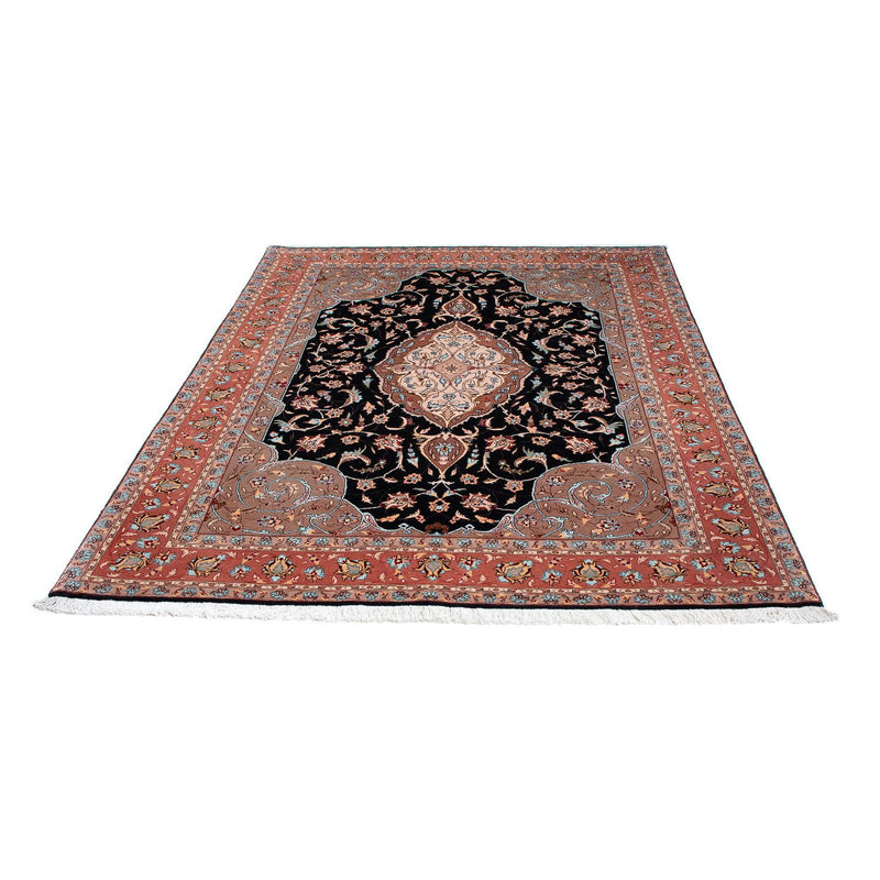 Tappeto Persero - Tabriz - Reale - 201 x 155 cm - blu scuro