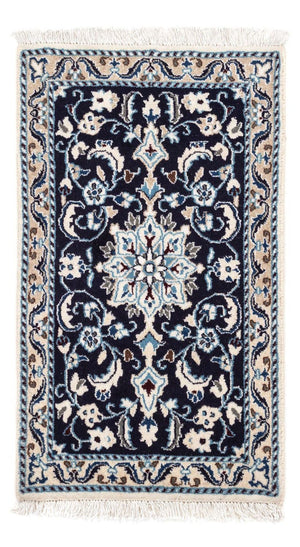 Tappeto Persero - Nain - 94 x 58 cm - blu scuro