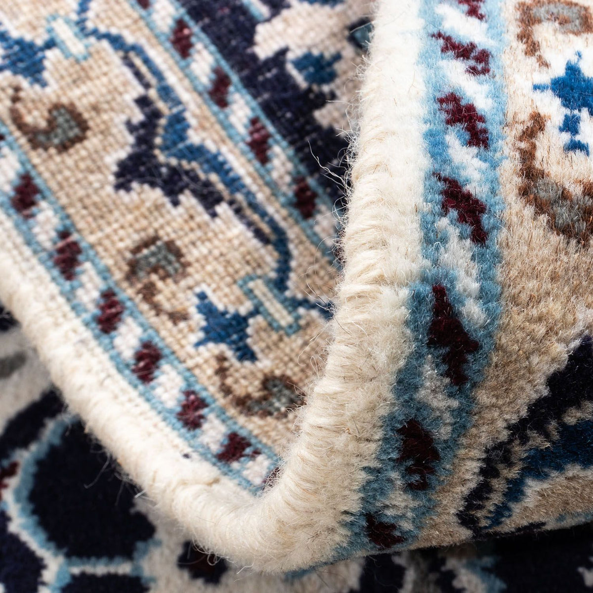 Tappeto Persero - Nain - 94 x 58 cm - blu scuro