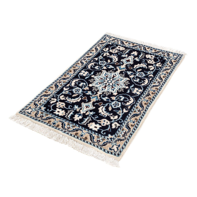 Tappeto Persero - Nain - 94 x 58 cm - blu scuro