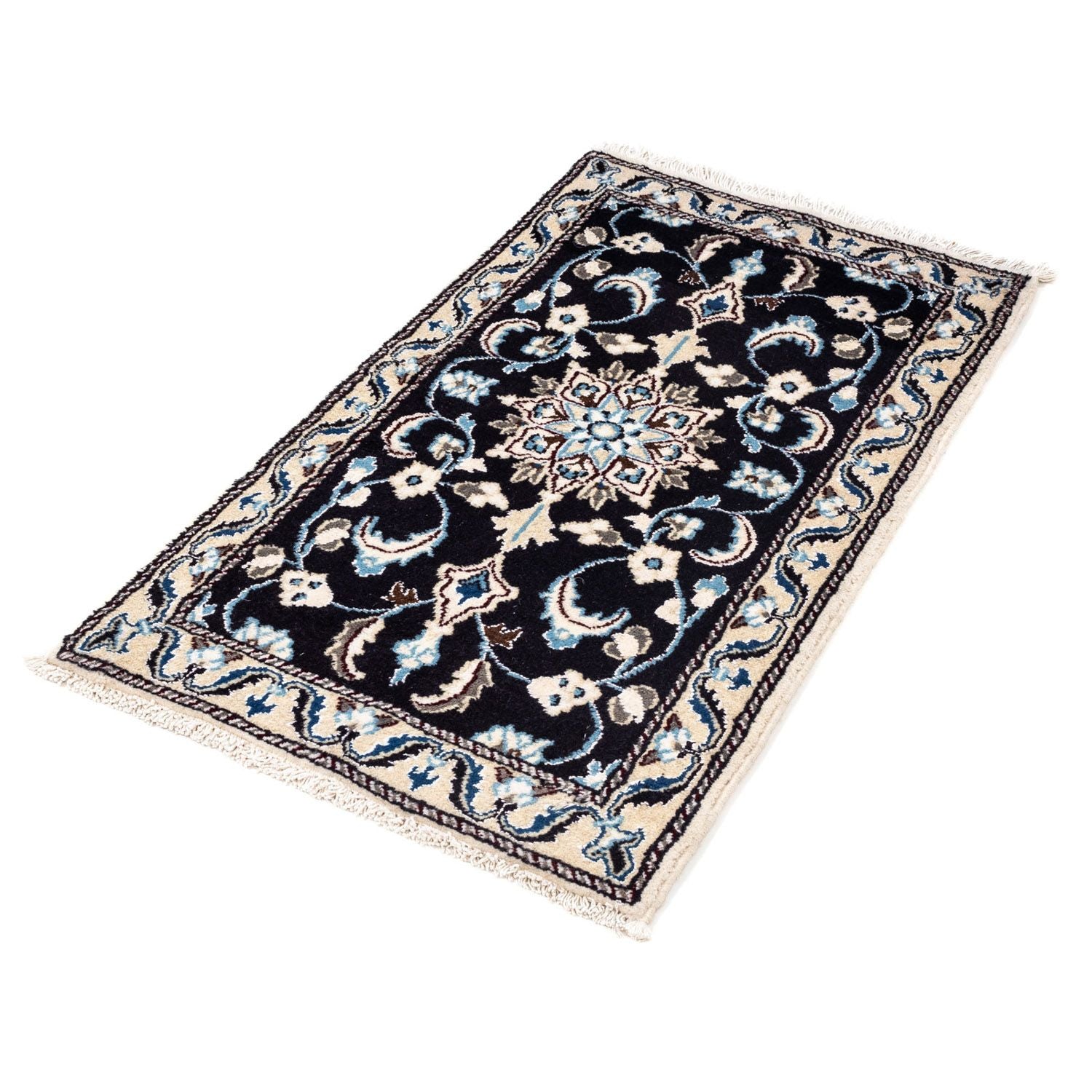 Tappeto Persero - Nain - 101 x 55 cm - blu scuro