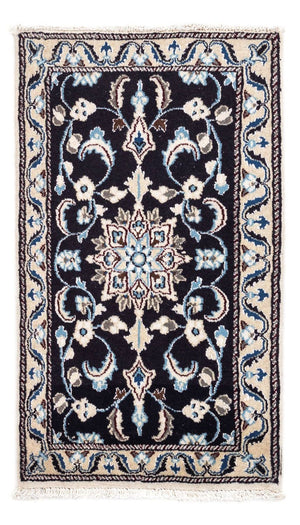 Tappeto Persero - Nain - 101 x 57 cm - blu scuro