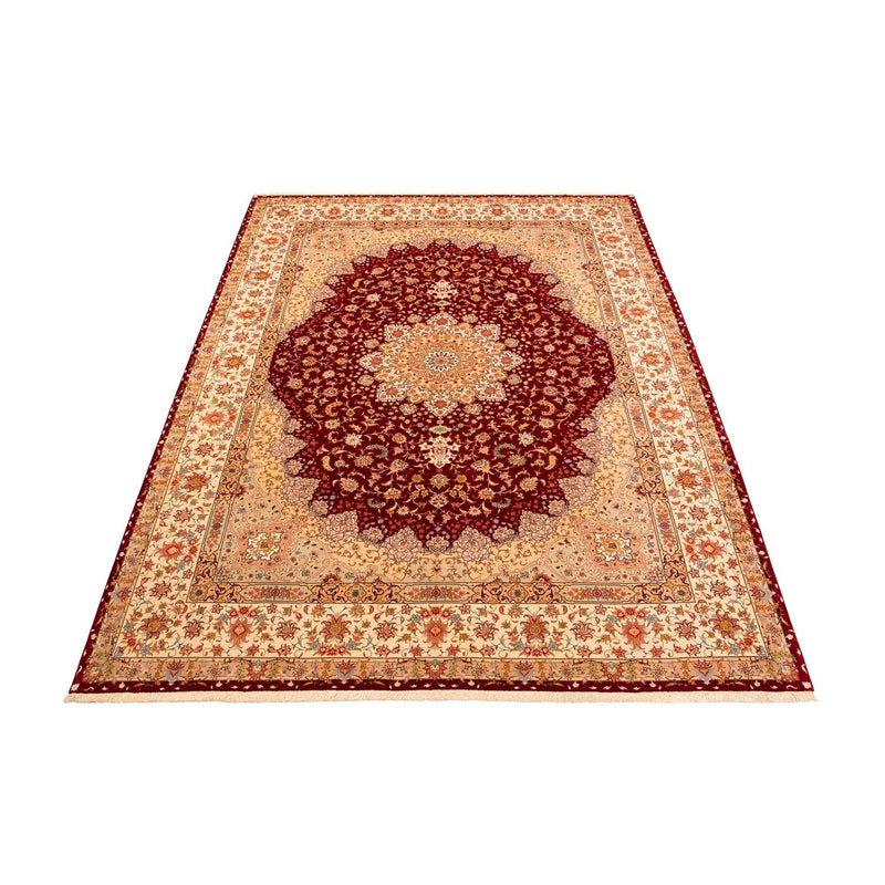 Tappeto Persero - Tabriz - Reale - 400 x 300 cm - rosso scuro