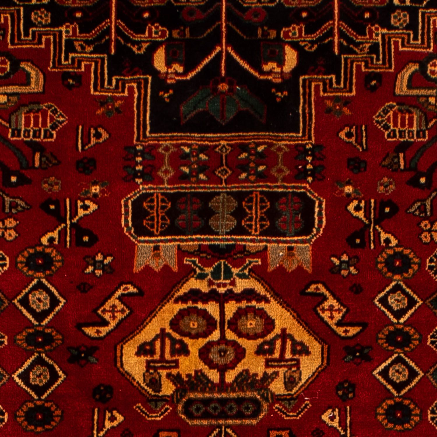 Tappeto Persero - Nomade - 291 x 196 cm - rosso scuro