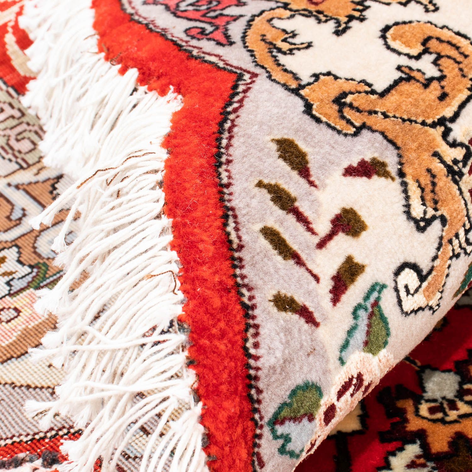 Tappeto Persero - Tabriz - Reale ovale  - 195 x 130 cm - rosso