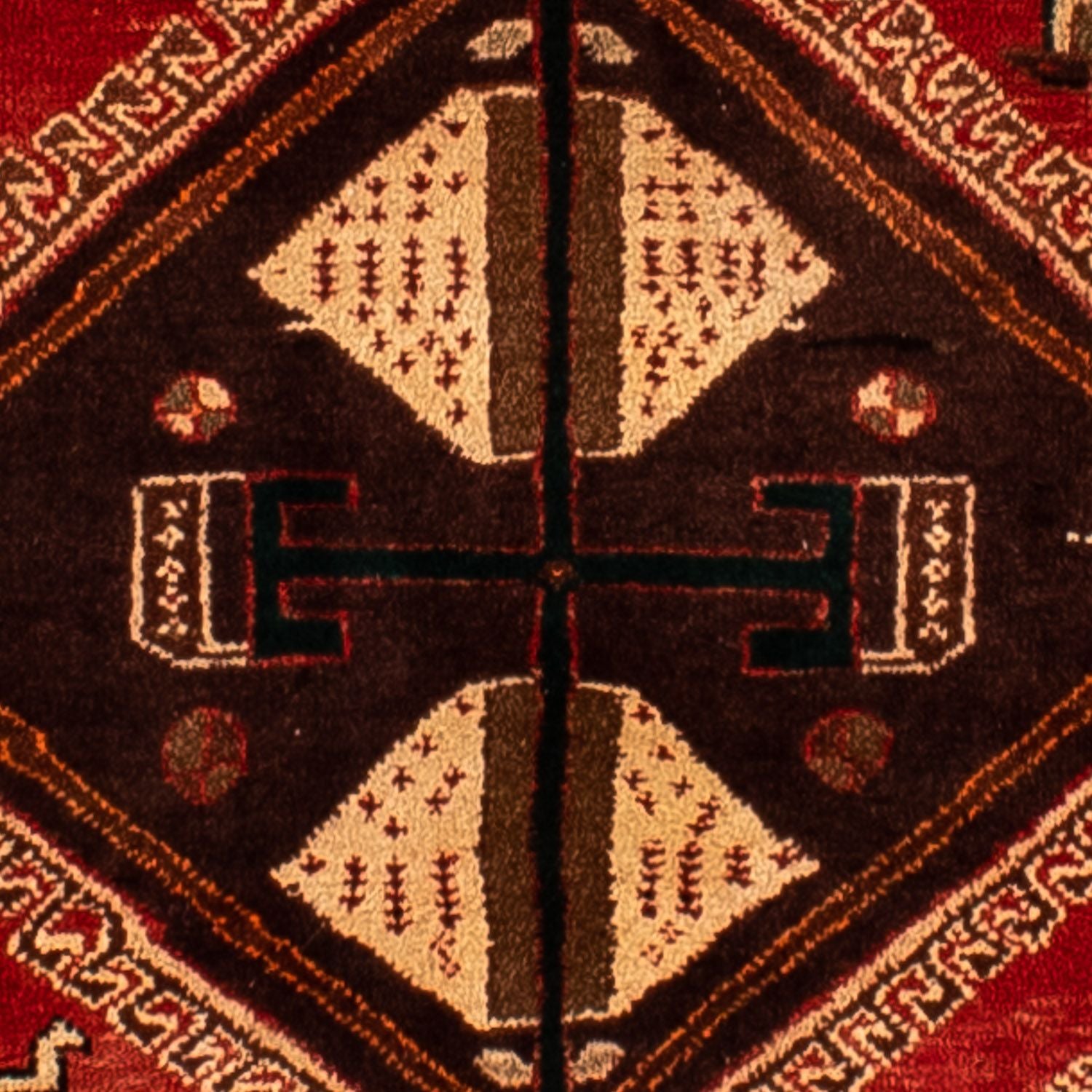 Tappeto Persero - Nomade - 304 x 206 cm - rosso scuro