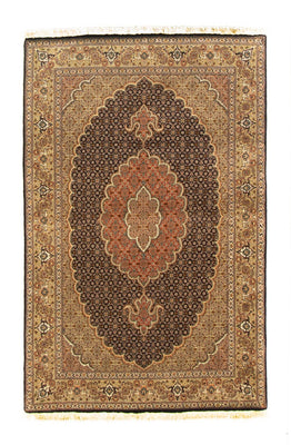 Tappeto Persero - Tabriz - 157 x 103 cm - nero
