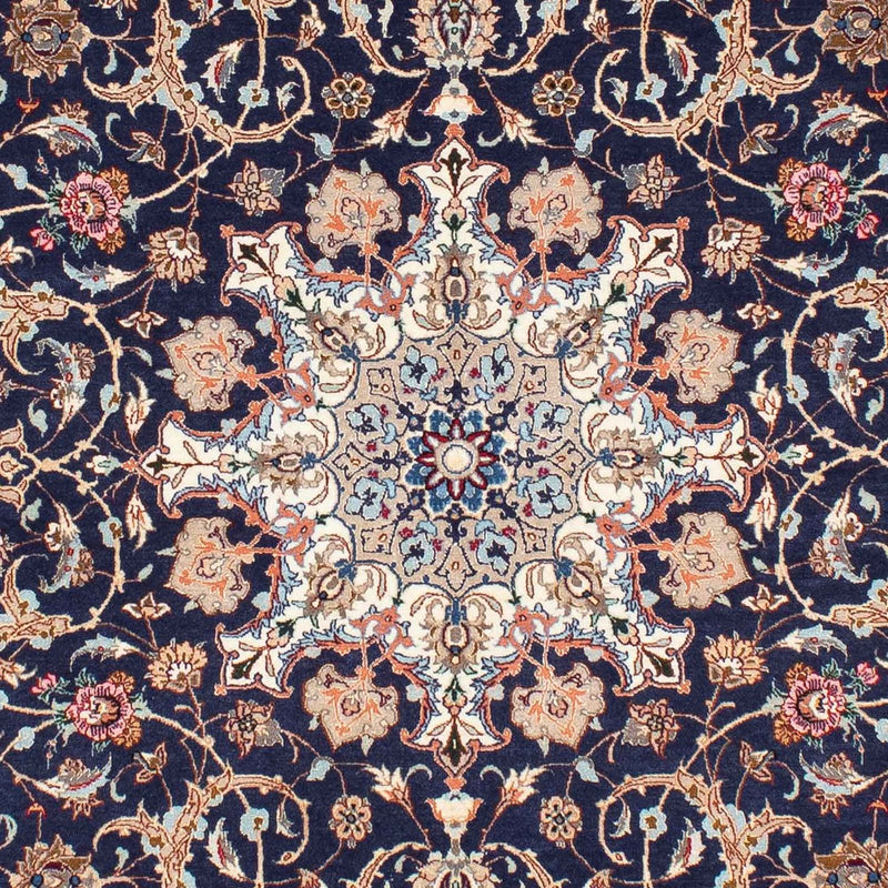 Tappeto Persero - Isfahan - Premio - 243 x 156 cm - blu scuro