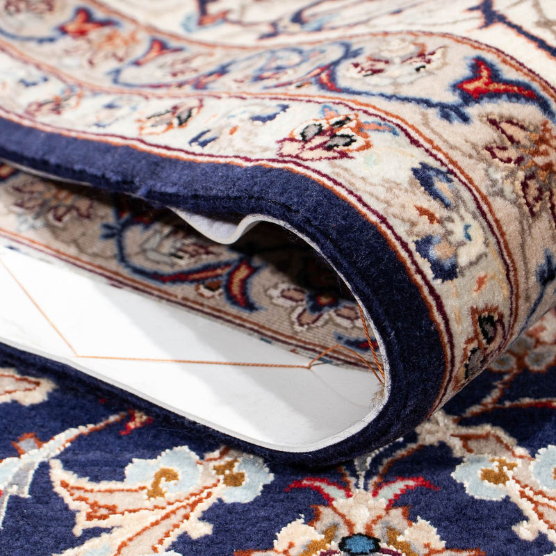 Tappeto Persero - Isfahan - Premio - 243 x 156 cm - blu scuro