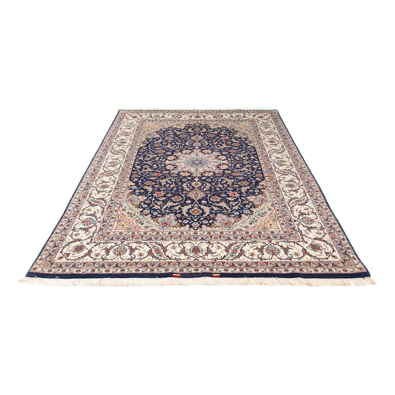 Tappeto Persero - Isfahan - Premio - 243 x 156 cm - blu scuro