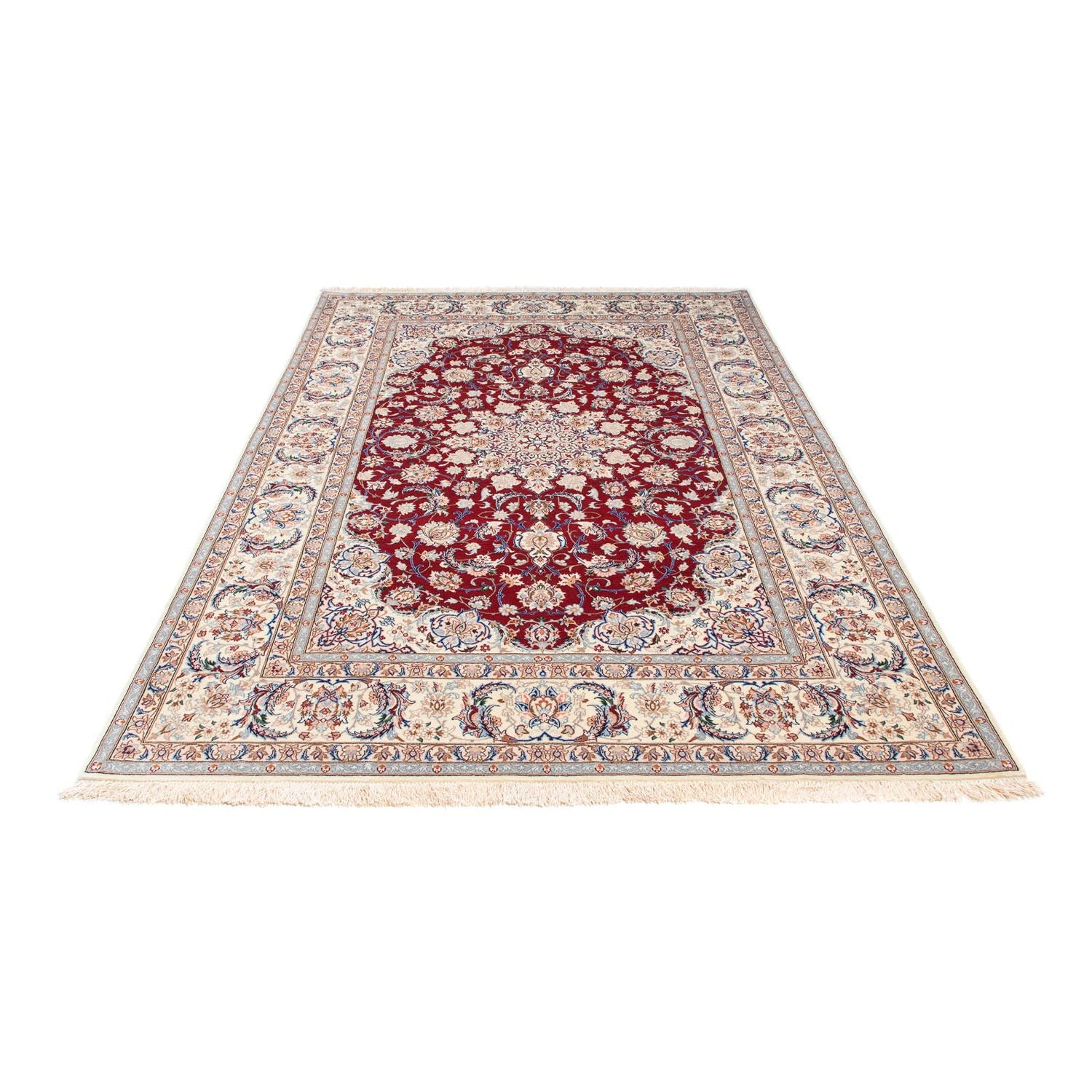 Tappeto Persero - Isfahan - Premio - 243 x 157 cm - rosso