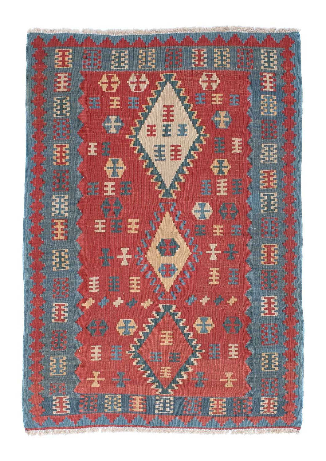 Tappeto Kelim - Orientale - 168 x 113 cm - rosso scuro