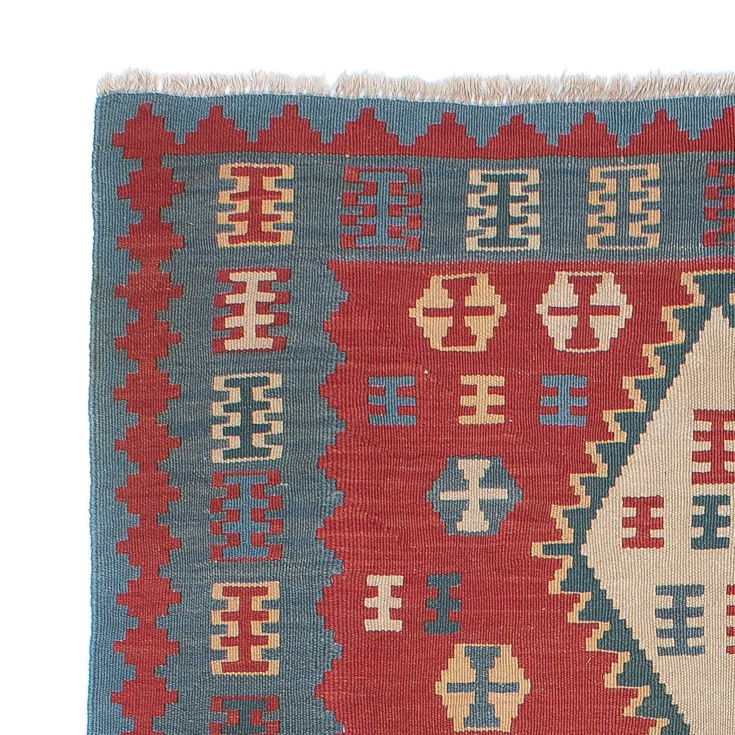 Tappeto Kelim - Orientale - 168 x 113 cm - rosso scuro