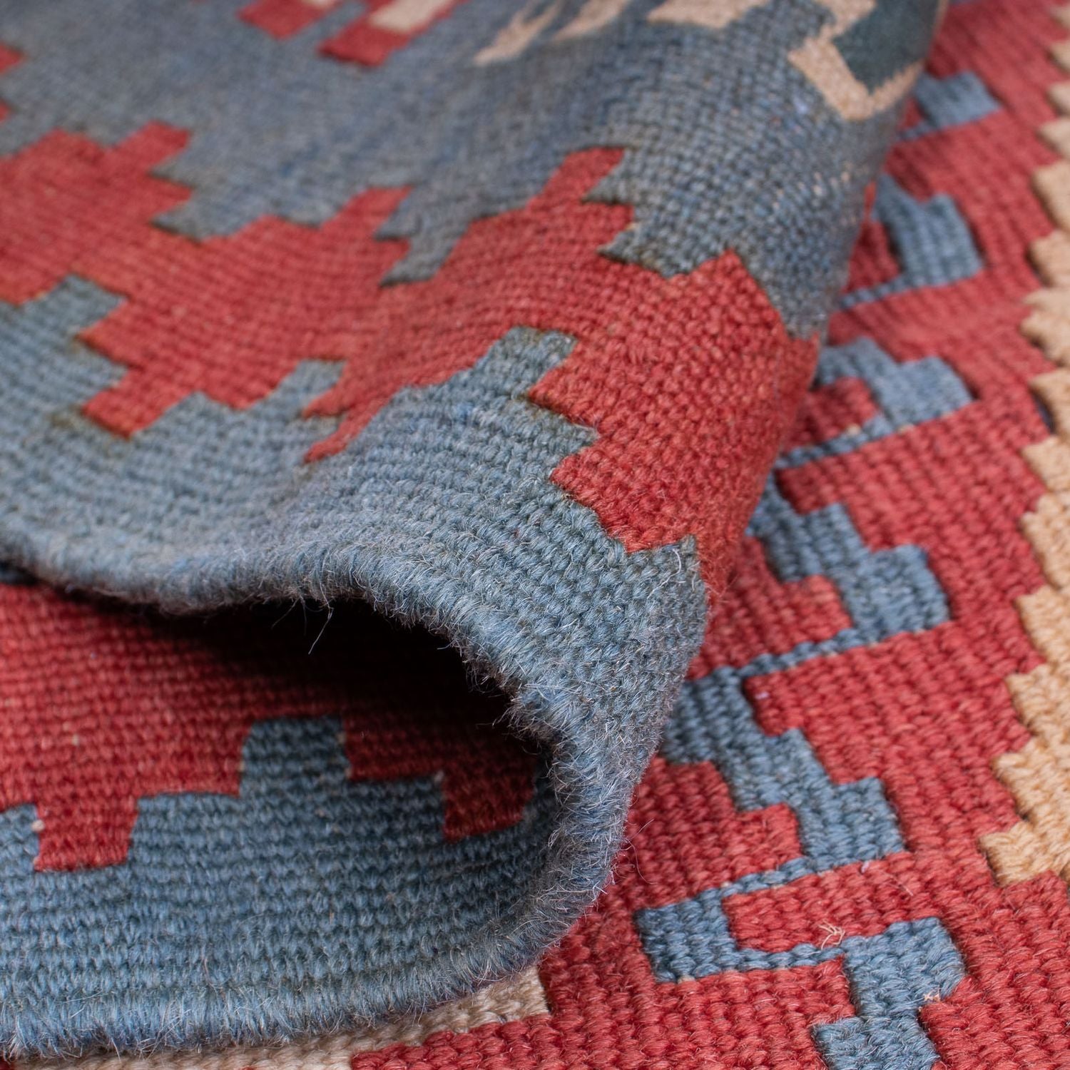 Tappeto Kelim - Orientale - 168 x 113 cm - rosso scuro