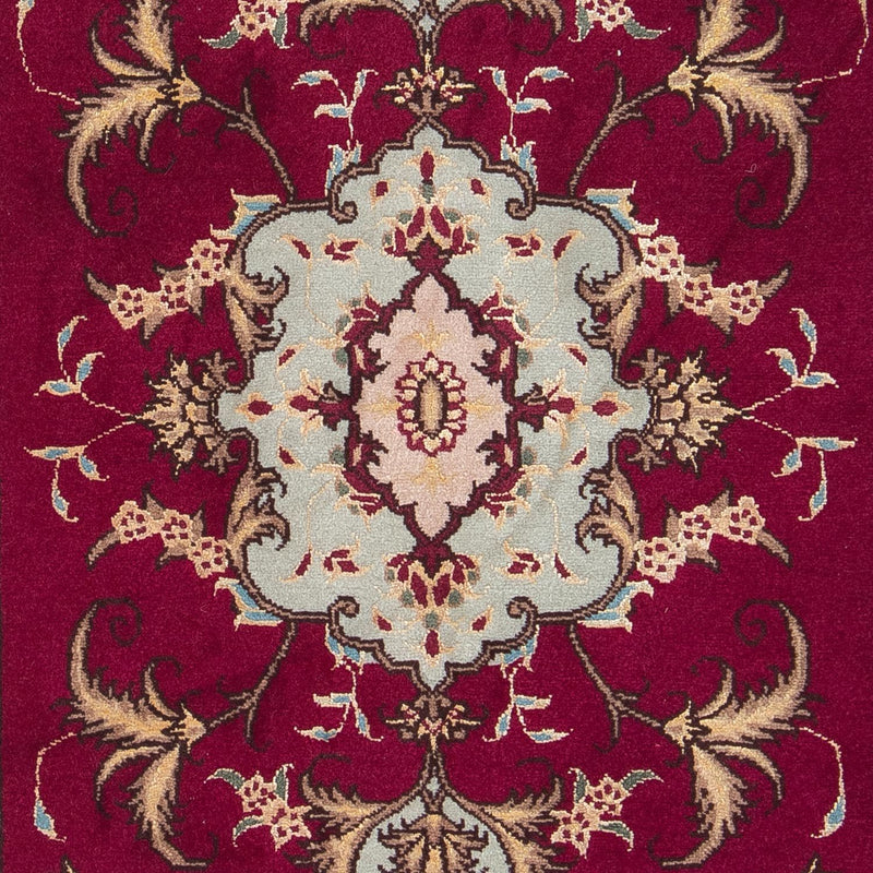 Tappeto Persero - Tabriz - Reale - 87 x 60 cm - rosso scuro