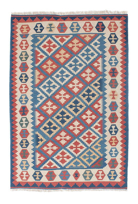Tappeto Kelim - Orientale - 180 x 118 cm - blu
