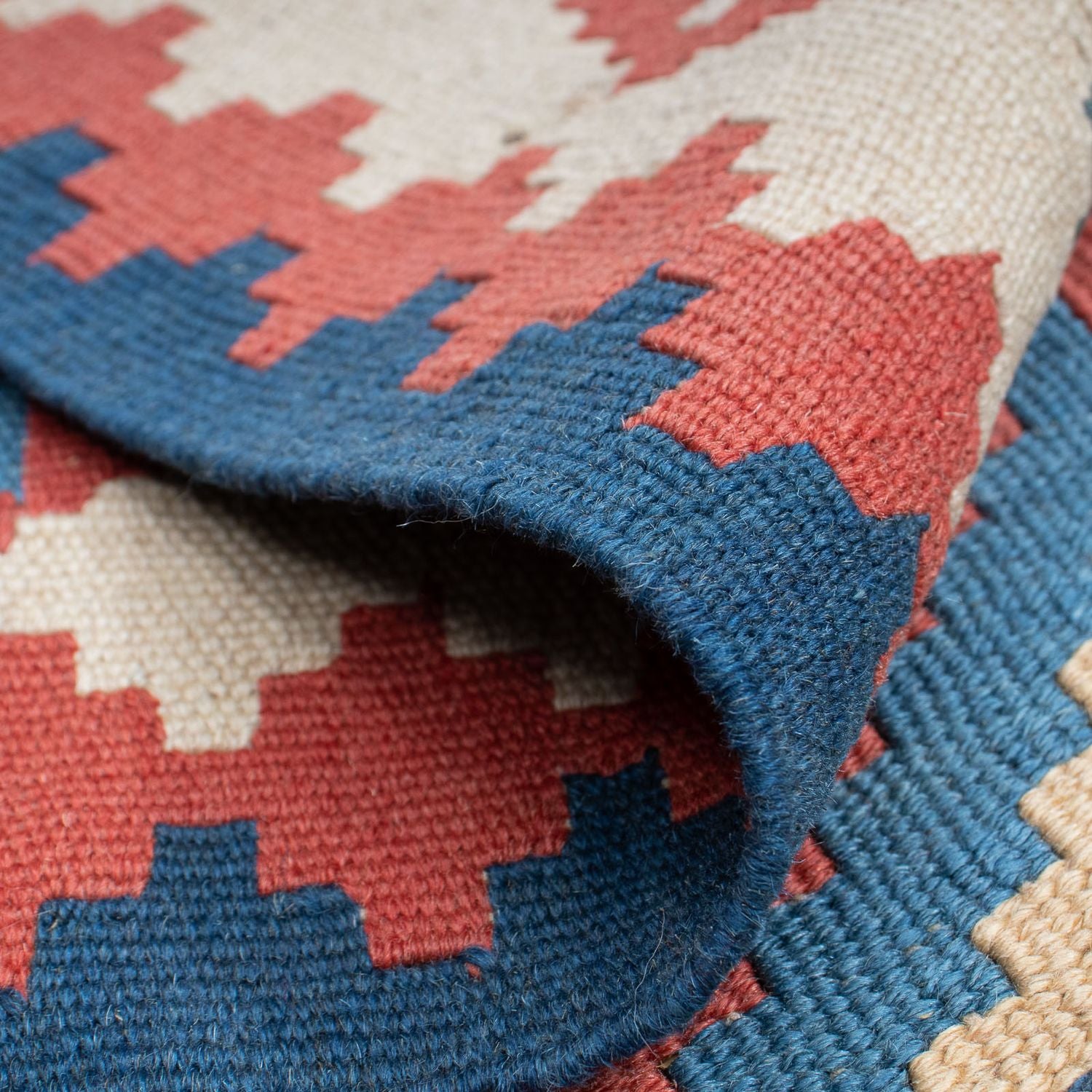 Tappeto Kelim - Orientale - 180 x 118 cm - blu