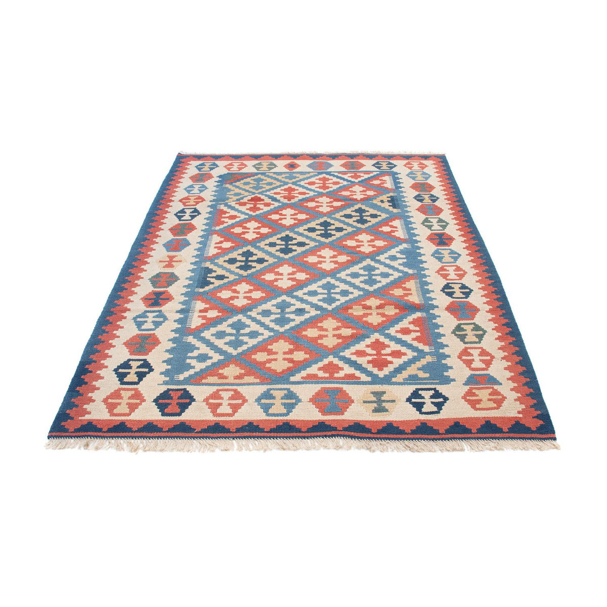 Tappeto Kelim - Orientale - 180 x 118 cm - blu
