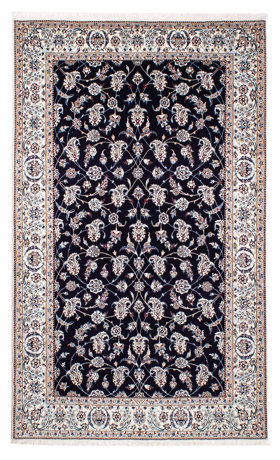 Tappeto Persero - Nain - Premio - 227 x 139 cm - blu scuro
