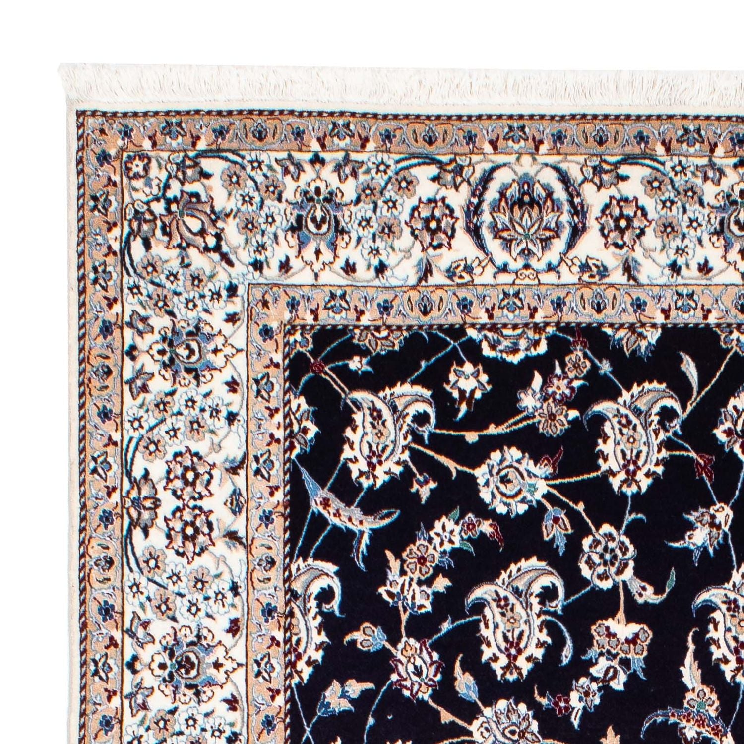Tappeto Persero - Nain - Premio - 227 x 139 cm - blu scuro