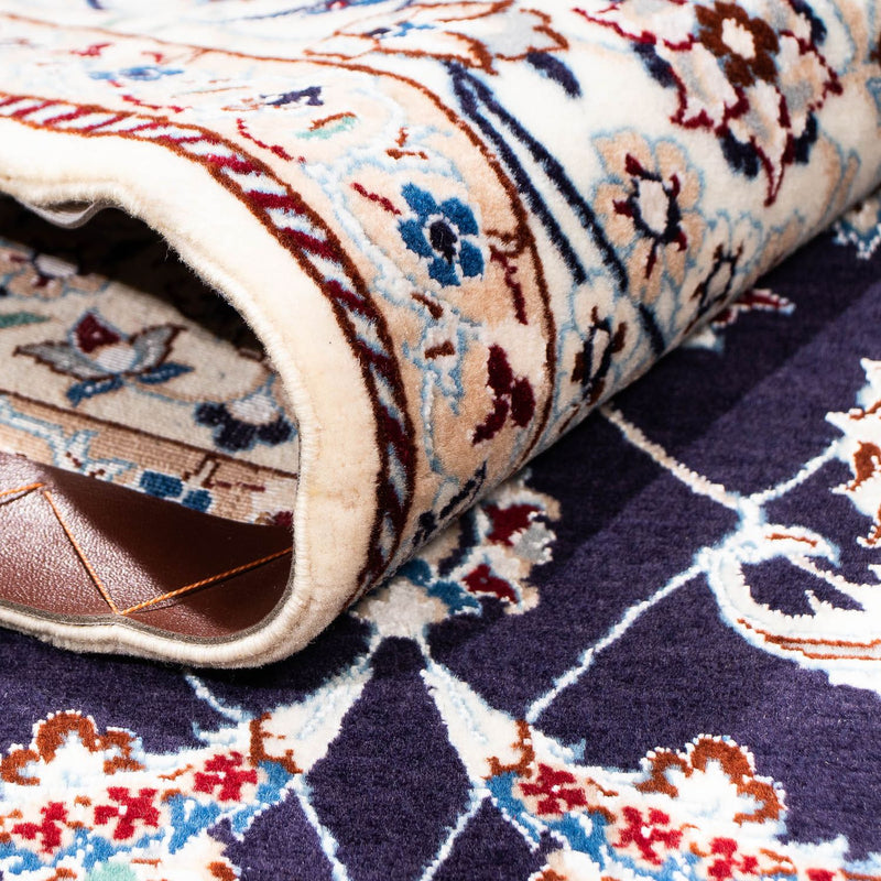 Tappeto Persero - Nain - Premio - 227 x 139 cm - blu scuro