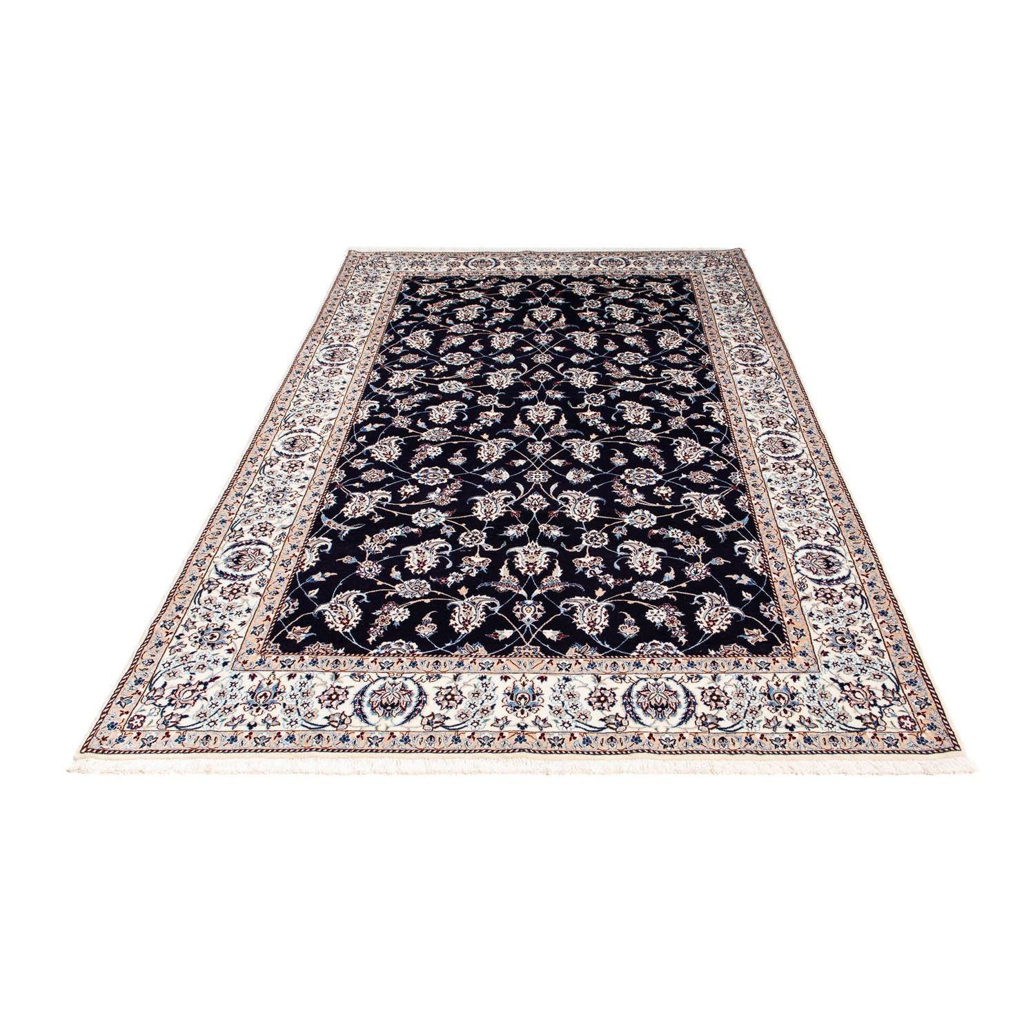 Tappeto Persero - Nain - Premio - 227 x 139 cm - blu scuro