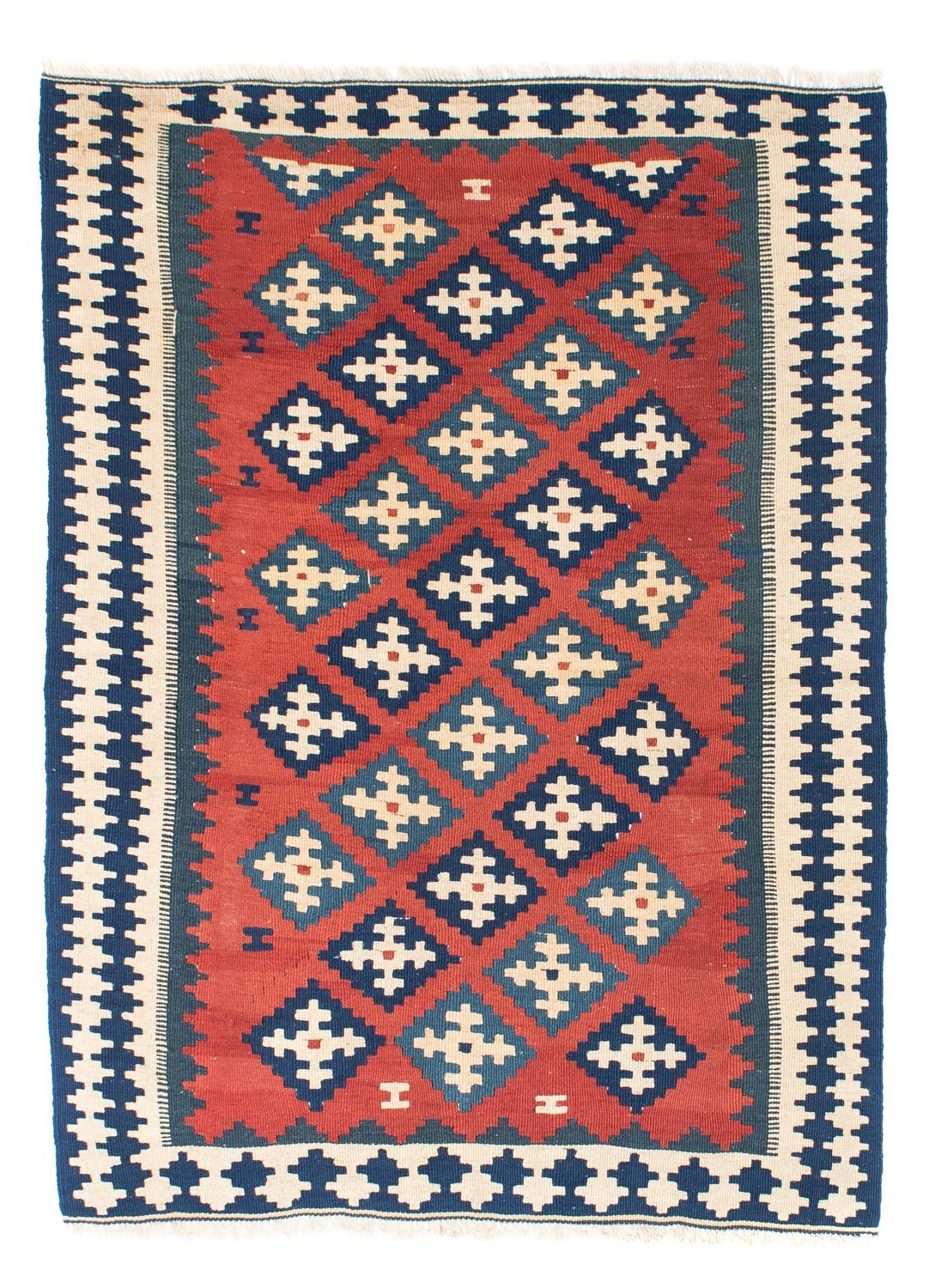 Tappeto Kelim - Orientale - 150 x 106 cm - rosso scuro